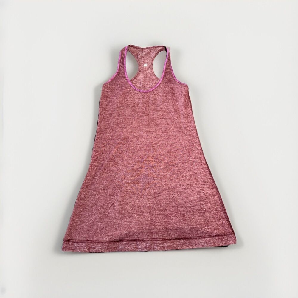 Lululemon Swiftly Tech Racerback Tank Top Pink Heather Athletic Womens 4